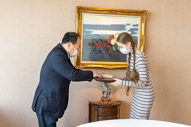 ◆記念品授与